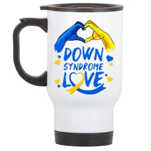 Awareness Down Right Perfect World Down Syndrome Day Gift Stainless Steel Travel Mug