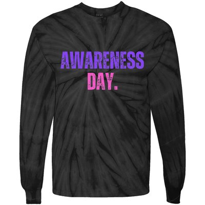 Awareness Day Reflection And Identity Cute Gifts People Tie-Dye Long Sleeve Shirt