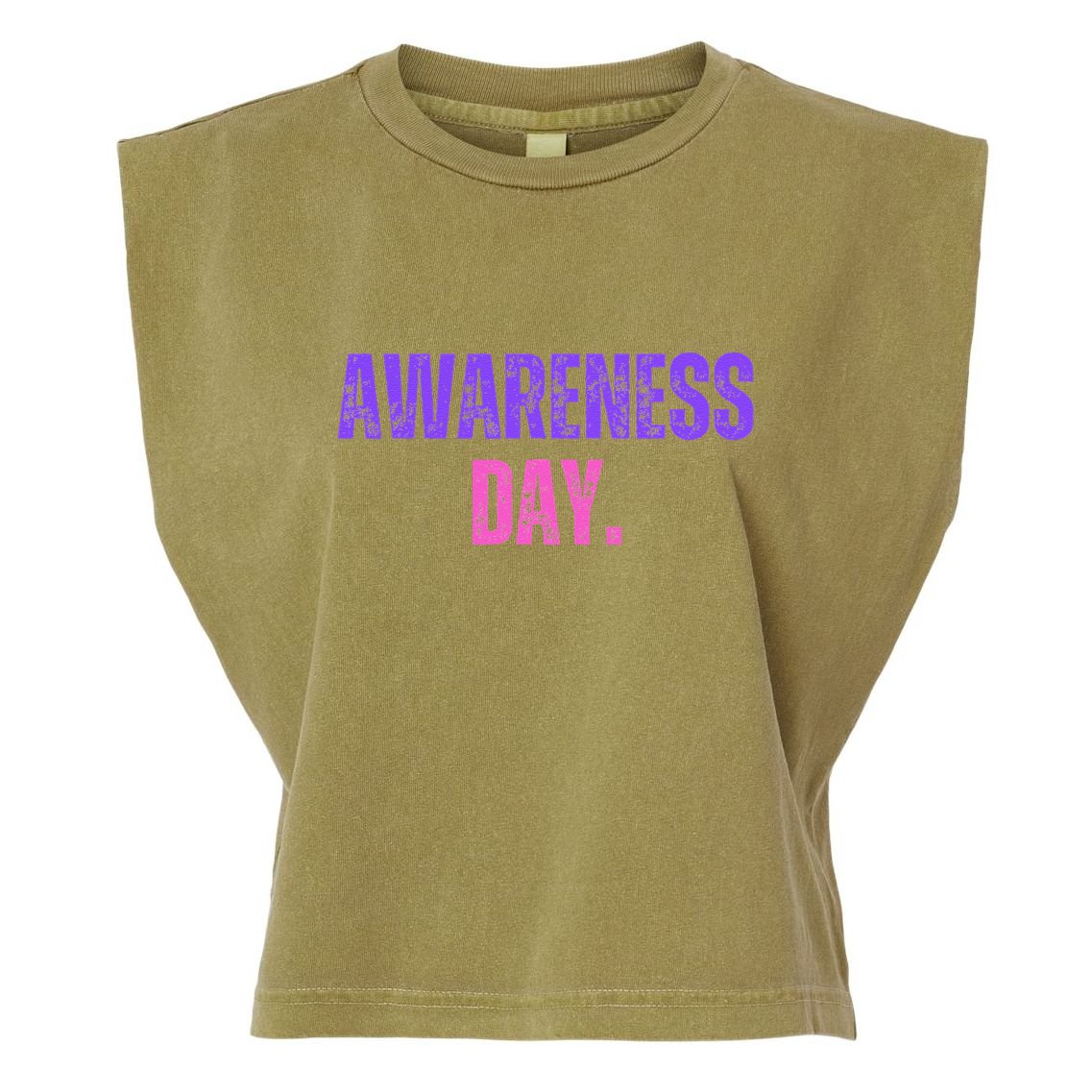 Awareness Day Reflection And Identity Cute Gifts People Garment-Dyed Women's Muscle Tee