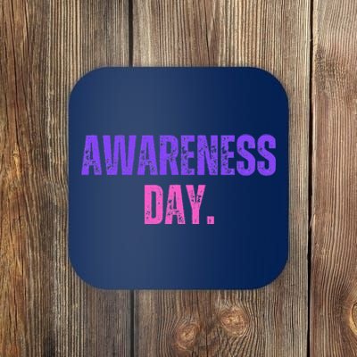 Awareness Day Reflection And Identity Cute Gifts People Coaster