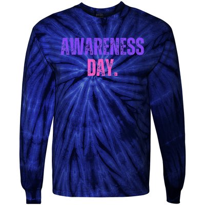 Awareness Day Reflection And Identity Cute Gifts People Tie-Dye Long Sleeve Shirt