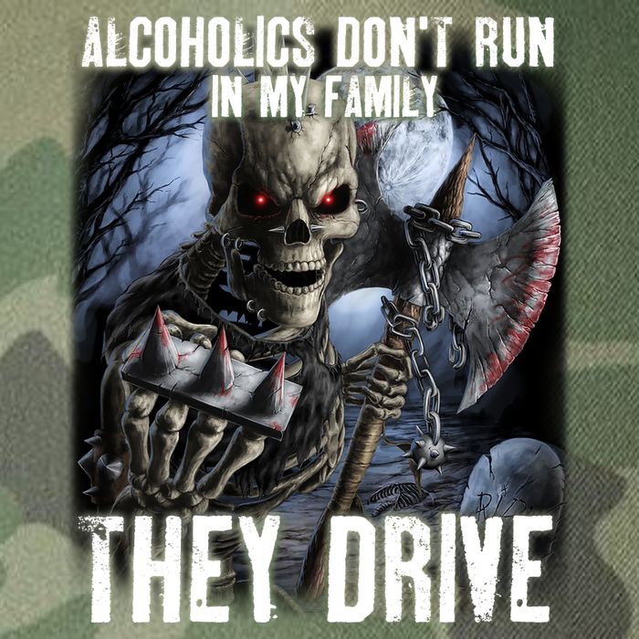 Alcoholics DonT Run In My Family They Drive Legacy Tie Dye Trucker Hat