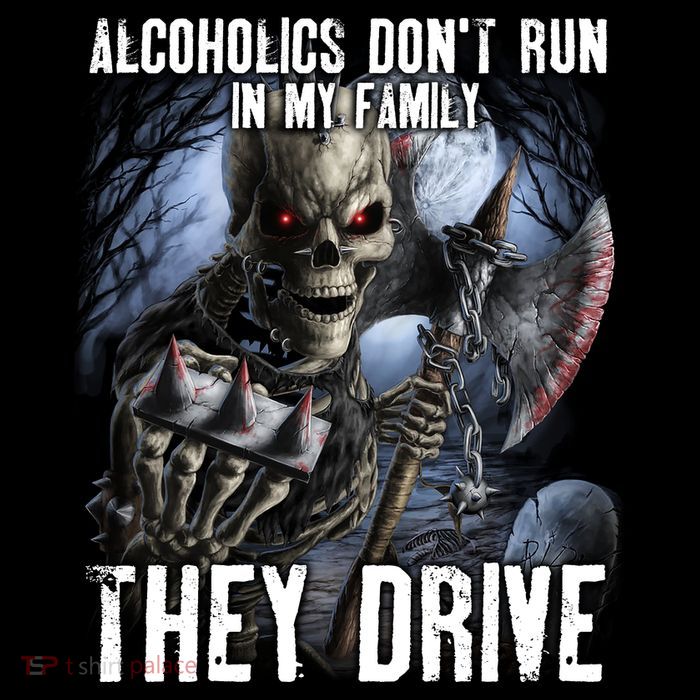 Alcoholics DonT Run In My Family They Drive Flatbill Hat