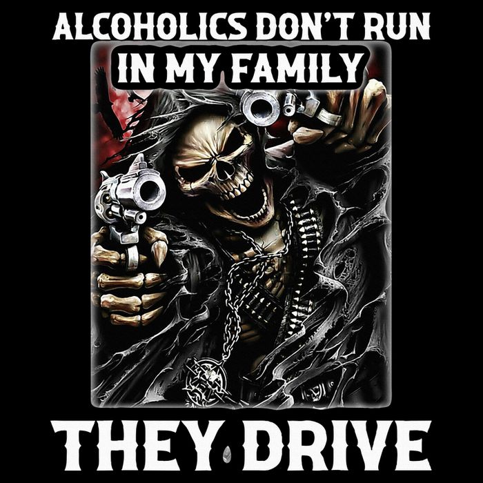 Alcoholics DonT Run In My Family They Drive 16 in Basic Backpack