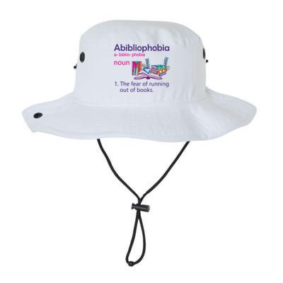 Abibliophobia Definition Reading Nerd Book Lovers Geek Gift Legacy Cool Fit Booney Bucket Hat