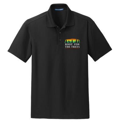 Arbor Day Root For The Trees Gift Women Love Trees Dry Zone Grid Polo