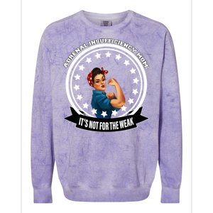 Adrenal Insufficiency Mom Colorblast Crewneck Sweatshirt