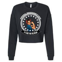 Adrenal Insufficiency Mom Cropped Pullover Crew