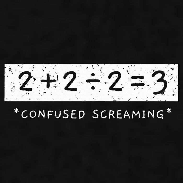 Addition Division Subtraction Equals Math Learning Ability Ladies PosiCharge Tri-Blend Wicking Tank