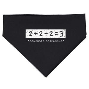 Addition Division Subtraction Equals Math Learning Ability USA-Made Doggie Bandana