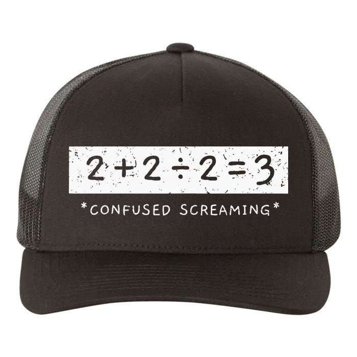 Addition Division Subtraction Equals Math Learning Ability Yupoong Adult 5-Panel Trucker Hat