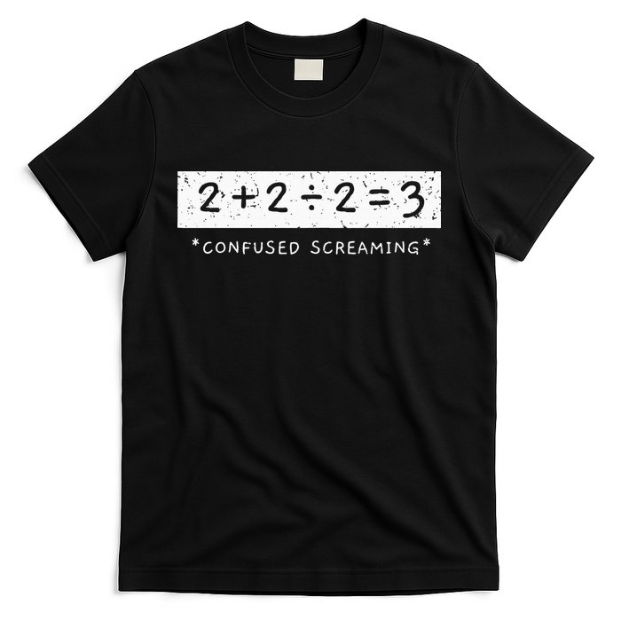 Addition Division Subtraction Equals Math Learning Ability T-Shirt