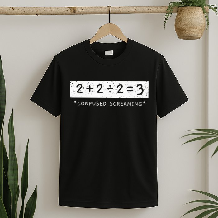 Addition Division Subtraction Equals Math Learning Ability T-Shirt