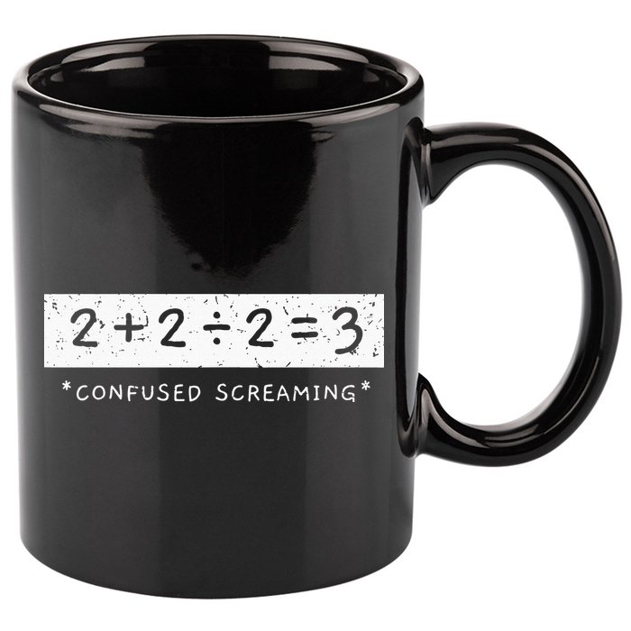 Addition Division Subtraction Equals Math Learning Ability 11oz C Handle Ceramic Mug
