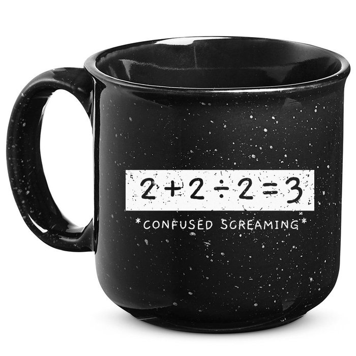 Addition Division Subtraction Equals Math Learning Ability 15oz Campfire Ceramic Mug