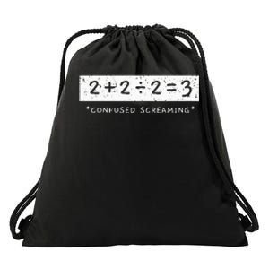 Addition Division Subtraction Equals Math Learning Ability Drawstring Bag