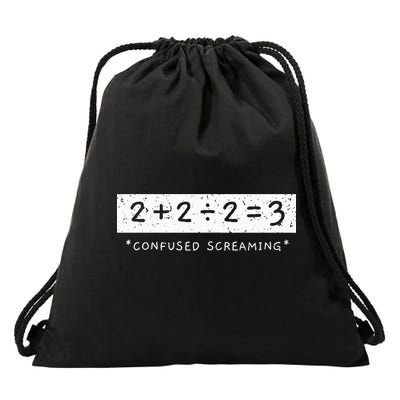 Addition Division Subtraction Equals Math Learning Ability Drawstring Bag