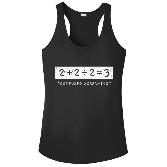 Addition Division Subtraction Equals Math Learning Ability Ladies PosiCharge Competitor Racerback Tank