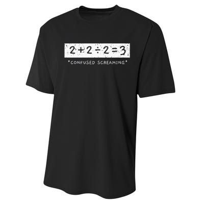 Addition Division Subtraction Equals Math Learning Ability Performance Sprint T-Shirt