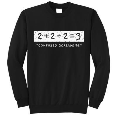 Addition Division Subtraction Equals Math Learning Ability Tall Sweatshirt