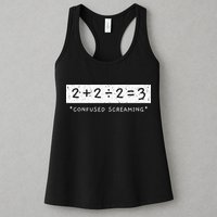 Addition Division Subtraction Equals Math Learning Ability Womens Tank Top