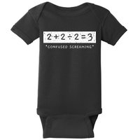 Addition Division Subtraction Equals Math Learning Ability Baby Bodysuit