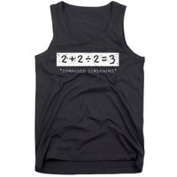 Addition Division Subtraction Equals Math Learning Ability Tank Top