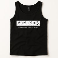 Addition Division Subtraction Equals Math Learning Ability Tank Top