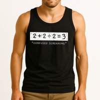 Addition Division Subtraction Equals Math Learning Ability Tank Top