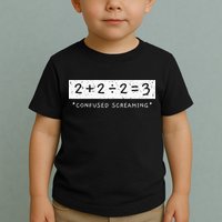 Addition Division Subtraction Equals Math Learning Ability Toddler T-Shirt