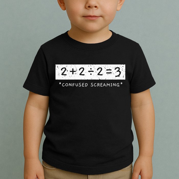 Addition Division Subtraction Equals Math Learning Ability Toddler T-Shirt