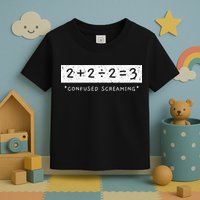 Addition Division Subtraction Equals Math Learning Ability Toddler T-Shirt
