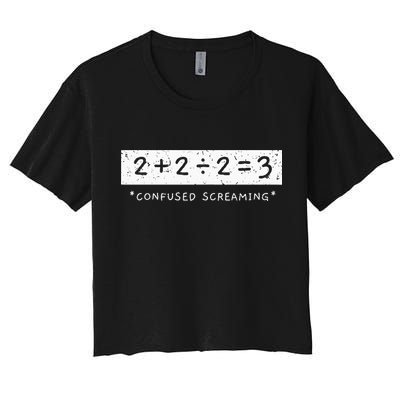 Addition Division Subtraction Equals Math Learning Ability Crop Top