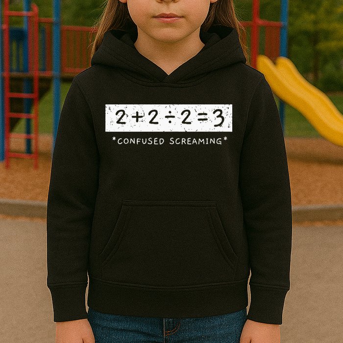 Addition Division Subtraction Equals Math Learning Ability Kids Hoodie