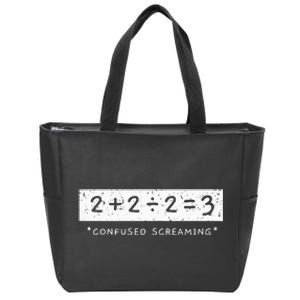 Addition Division Subtraction Equals Math Learning Ability Zip Tote Bag