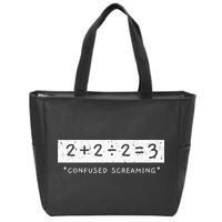 Addition Division Subtraction Equals Math Learning Ability Zip Tote Bag