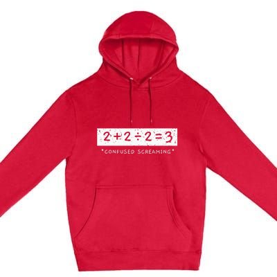 Addition Division Subtraction Equals Math Learning Ability Premium Pullover Hoodie