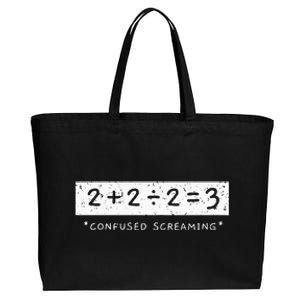 Addition Division Subtraction Equals Math Learning Ability Cotton Canvas Jumbo Tote