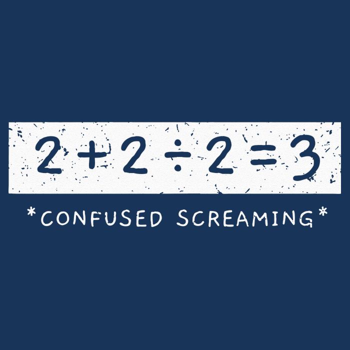 Addition Division Subtraction Equals Math Learning Ability Infant Baby Jersey Bodysuit