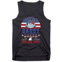 American Daddy Shark Doo Doo Doo America 4Th Of July Tank Top