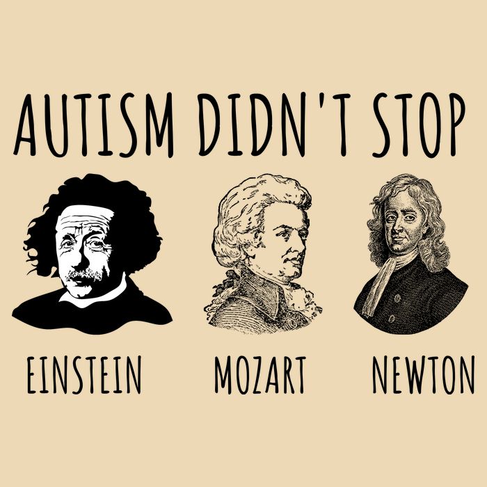 Autism Didn't Stop Einstein Mozart Newton Inspirational Autism Awareness Month Zip Tote Bag