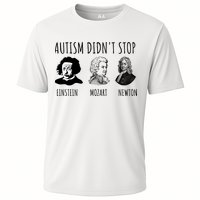 Autism Didn't Stop Einstein Mozart Newton Inspirational Autism Awareness Month Performance Shirt