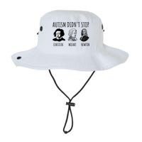 Autism Didn't Stop Einstein Mozart Newton Inspirational Autism Awareness Month Bucket Hat