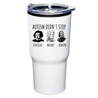 Autism Didn't Stop Einstein Mozart Newton Inspirational Autism Awareness Month Tumbler