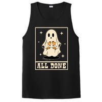 All Done Sign Language Speech Halloween Ghost Teacher Sped PosiCharge Competitor Tank