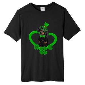 Awesome Dachshund Saint Patrick's Day Dog Dad Mom Tall Fusion ChromaSoft Performance T-Shirt