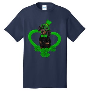 Awesome Dachshund Saint Patrick's Day Dog Dad Mom Tall T-Shirt