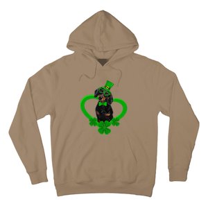 Awesome Dachshund Saint Patrick's Day Dog Dad Mom Hoodie