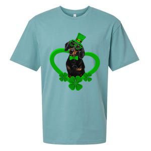 Awesome Dachshund Saint Patrick's Day Dog Dad Mom Sueded Cloud Jersey T-Shirt