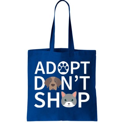 Adopt Don't Shop Gift Animal Rescue Funny Gift For Animal Lovers Tote Bag